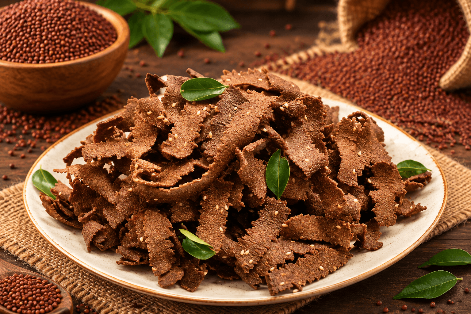 Ragi Ribbon Pakora