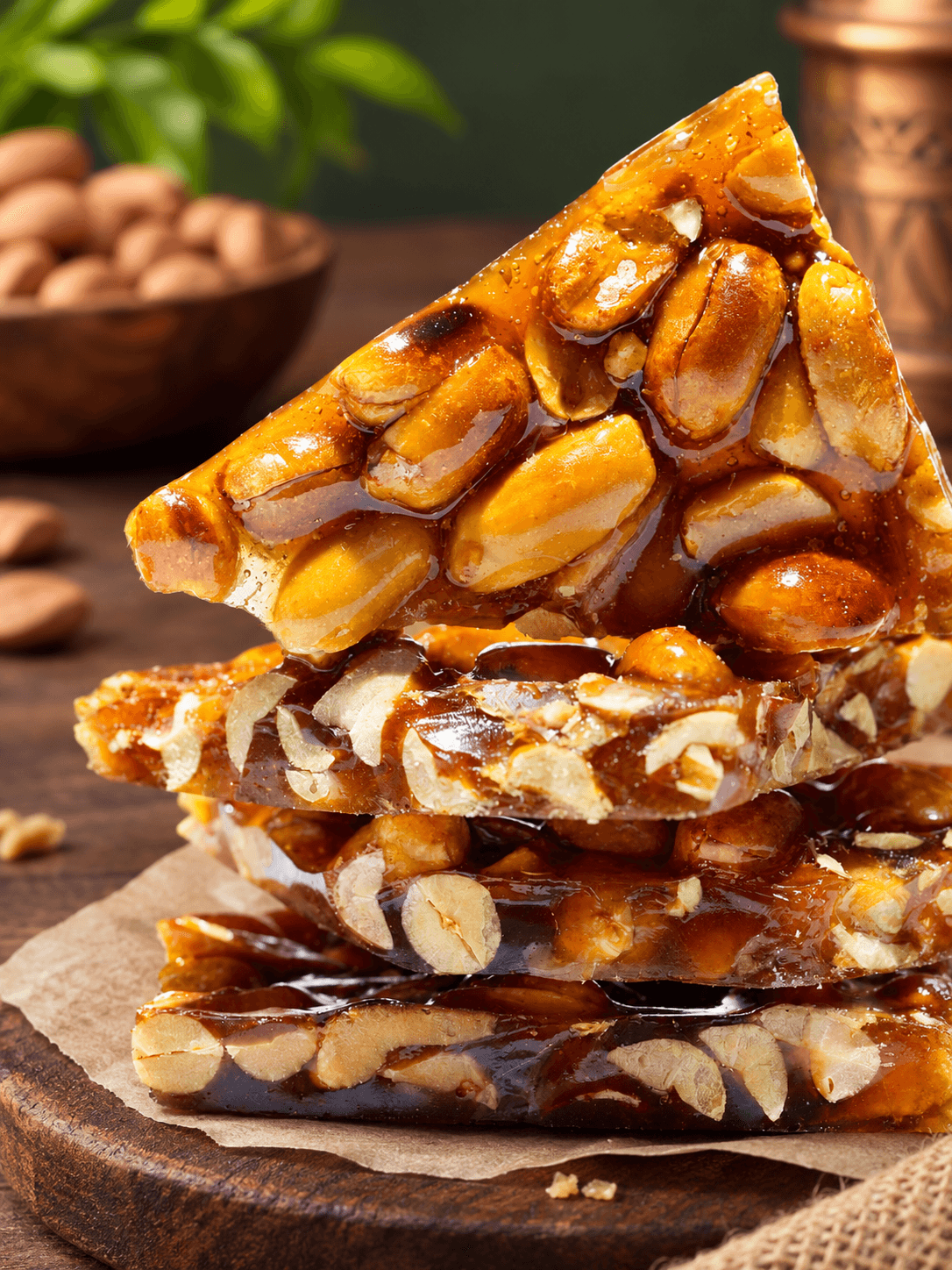 Peanut Chikki | Peanut Brittle