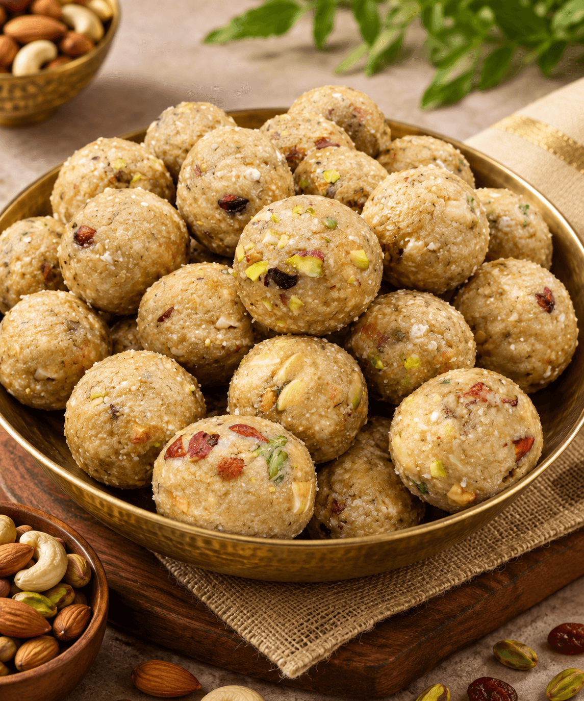 Postpartum Dry Fruit Gond Laddu